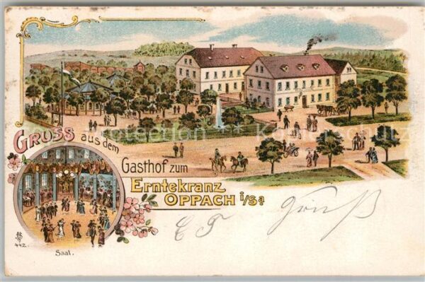 Oppach Gasthaus Erntekranz Saal