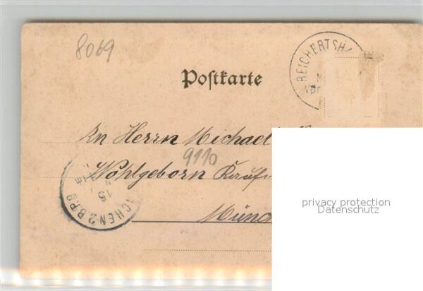 Reichertshausen Ilm Schloss Rohrbach Bahnhof Panorama – Bild 2