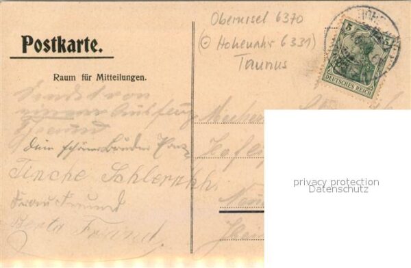 Oberursel Taunus Restaurant Spinnerei Hohemark Leo Becker Gartenwirtschaft – Bild 2