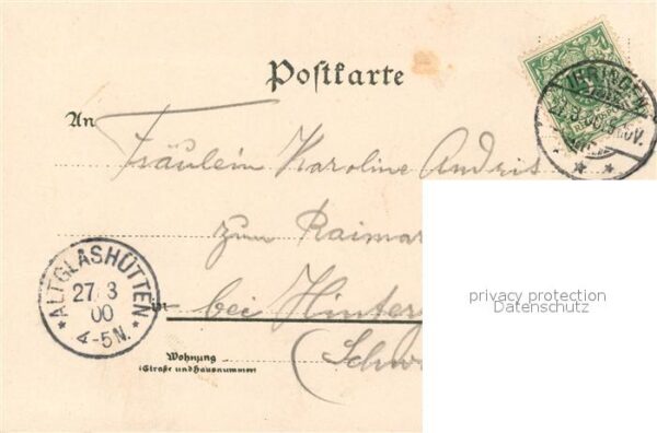 Ihringen Gasthof zum Hirschen Litho – Bild 2