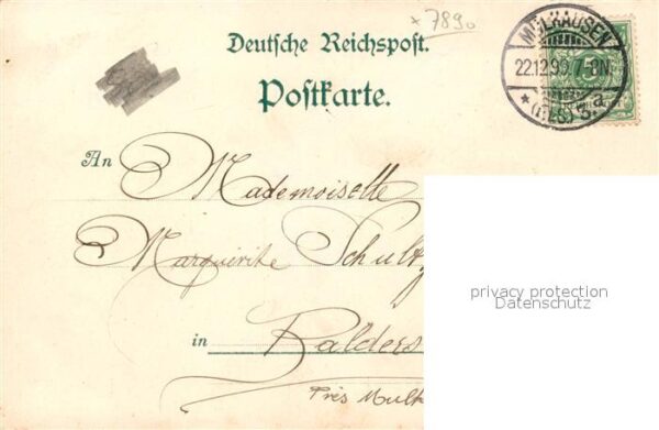Thiengen Rhein Hotel zum Ochsen Schluechtthal Litho – Bild 2