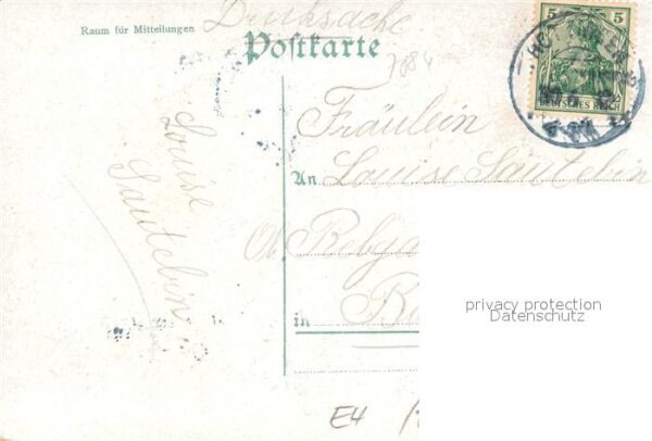 Hottingen Rickenbach Gasthof zur Sonne Hauensteiner Volkstrachten Litho – Bild 2