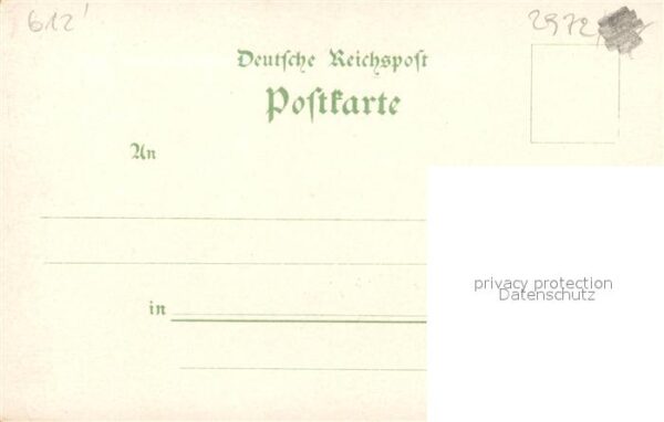 Borkum Hotel Eltze Victoriahoehe Rettungsboot Litho – Bild 2