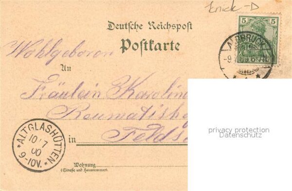 Hohenfels Albbruck Gasthaus-Pension Hohenfels Litho – Bild 2