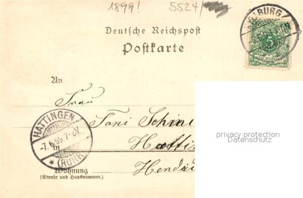 Kyllburg Rheinland-Pfalz Hotel-Pension Eifelerhof Litho – Bild 2