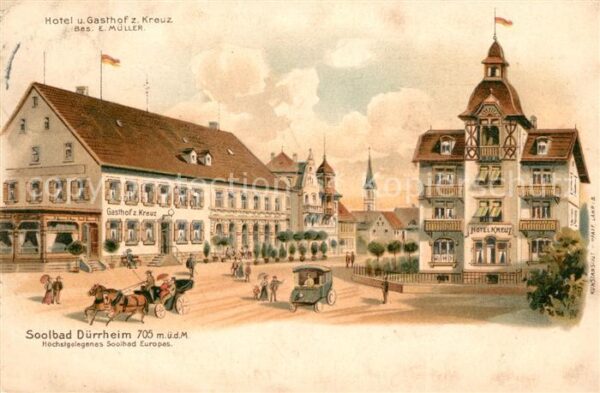 Bad Duerrheim Hotel-Gasthof zum Kreuz Litho