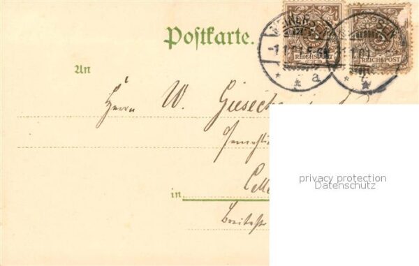 Meinersen Post Amtsgericht Gasthof Fritz Steller Gasthaus H. A. Weber – Bild 2
