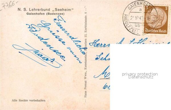 Gaienhofen Lehrerbund Seeheim – Bild 2