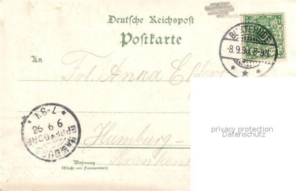 Neukloster Niederelbe Etablissement Waldlust Litho – Bild 2