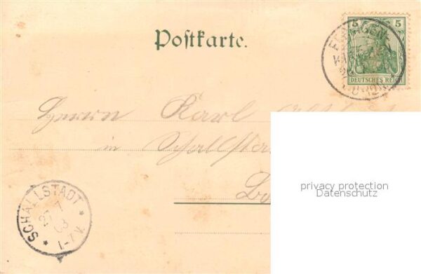 Schopfheim Gasthaus zum Bahnhof Marktplatz Rathaus Postamt – Bild 2