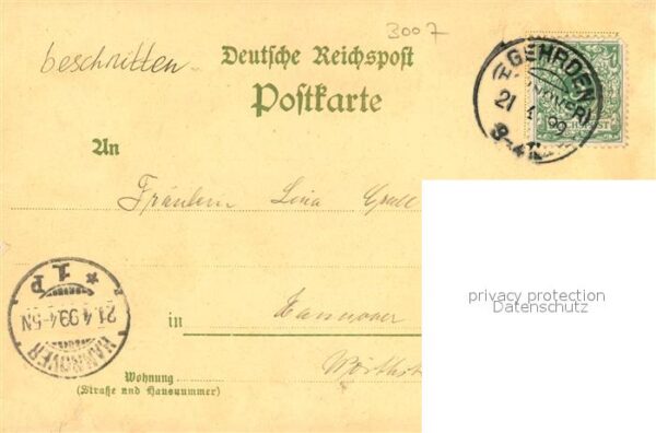 Northen Restaurant zur Froehlichen Waldschenke Litho – Bild 2