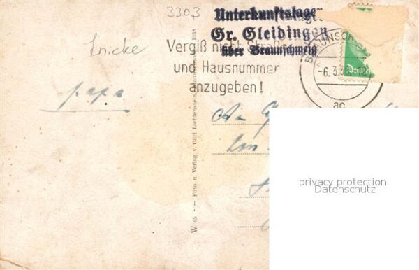 Wierthe Gasthof von Hermann Ehlers Zuckerfabrik Molkerei – Bild 2