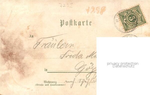 Heimsheim Schleglerschloss Schule Rathaus Litho – Bild 2