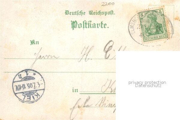 Vossloch Hotel zum Vossloch Fuechse Litho – Bild 2