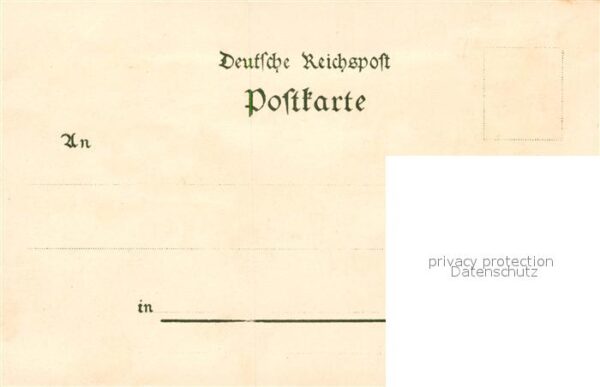 Furtwangen Uhrmacherschule Bahnhof Litho – Bild 2