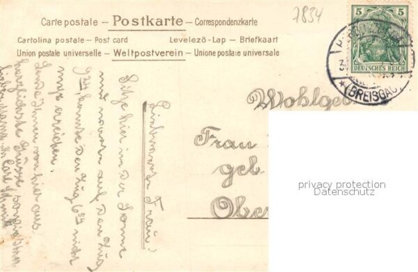 Herbolzheim Breisgau Hotel zur Sonne Litho – Bild 2
