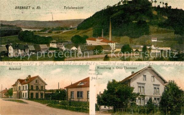 Brennet Bahnhof Handlung von Otto Thomann Totalansicht