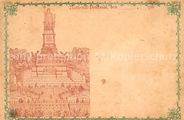 Ruedesheim Rhein Nationaldenkmal