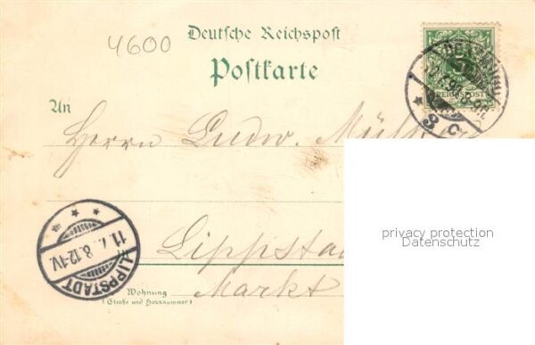 Dortmund Restaurant Brauerei Kronenburg Halle Saal Litho – Bild 2