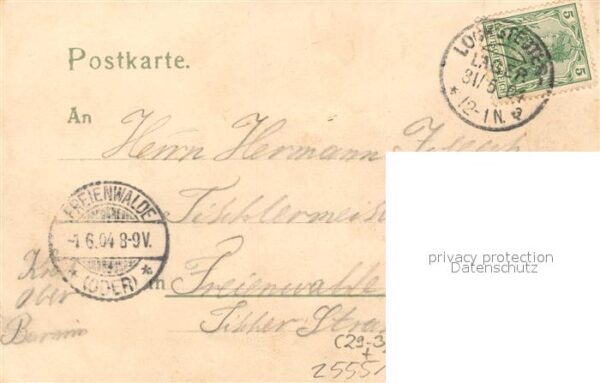 Lockstedt Offiziercasino Soerensen's Hotel Generalsbaracke Litho – Bild 2