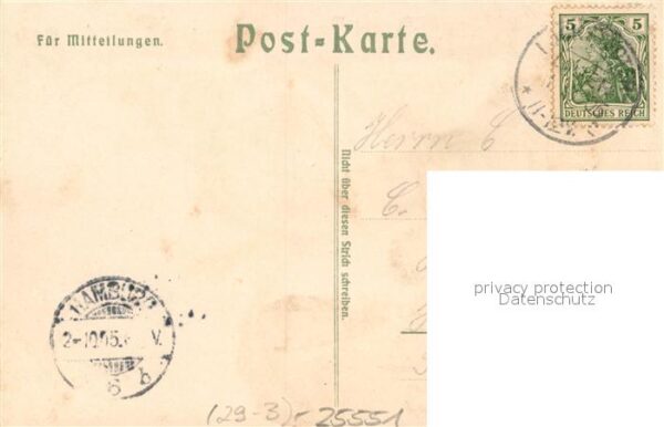 Kleeblatt-Litho Lockstedt Lager Post Hotel Kaiserhof Wasserturm Wache Litho – Bild 2