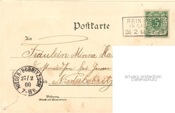 Reinsberg Freiberg Huthaus Gasthof Gnabentour Schloss Bieberstein Litho – Bild 2
