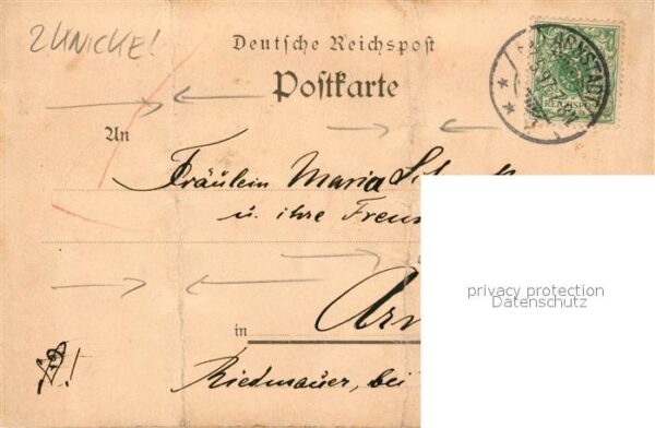 Arnstadt Ilm Cafe Eymes Litho Liebfrauenkirche – Bild 2