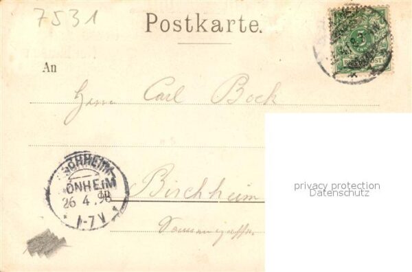 Neuhausen Enzkreis Gasthaus zum Adler Post Bahnhof Mohnbach-Neuhausen – Bild 2