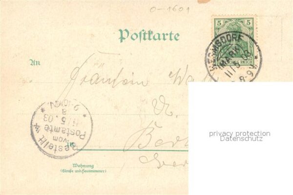 Hermsdorf Berlin Gasthaus zum Waldschloesschen Litho – Bild 2