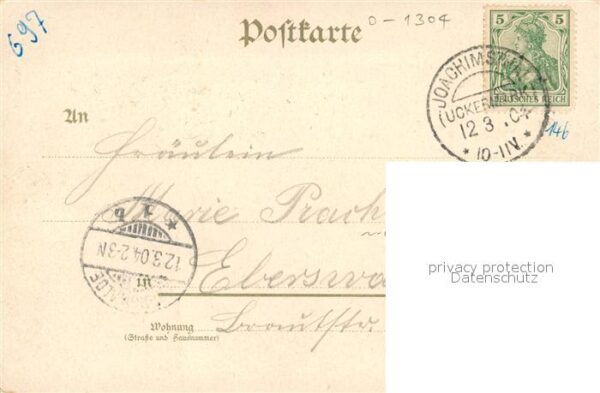 Joachimsthal Restaurant Zabel Werbellin-See Etablissement Rothe Litho – Bild 2