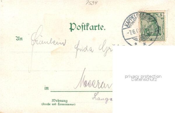 Rodeck Gasthof zum Kranz Brigittenschloss Litho – Bild 2