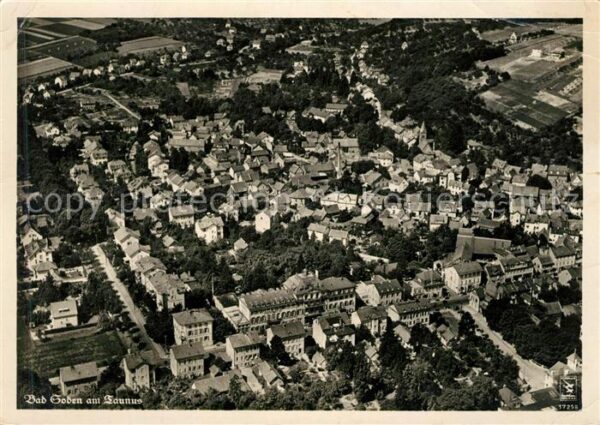 Bad Soden Taunus Fliegeraufnahme