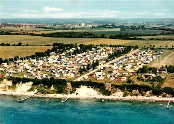 Neustadt Holstein Campingplatz Am Hohen Ufer Fliegeraufnahme