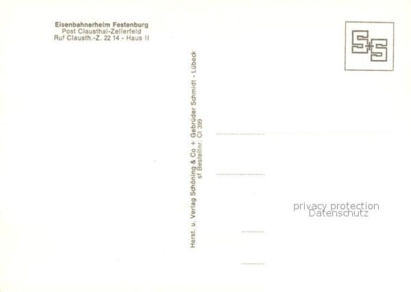 Clausthal-Zellerfeld Eisenbahnerheim Festenburg – Bild 2