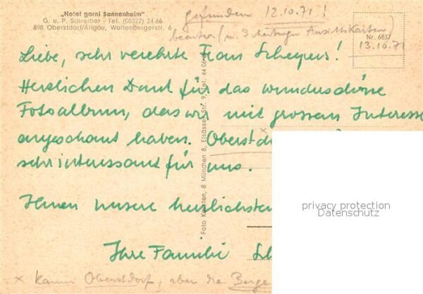 Oberstdorf Hotel garni Sonnenheim Allgaeuer Alpen – Bild 2