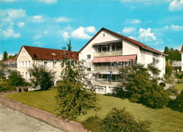 Schoemberg Schwarzwald Sanatorium Dr Fickert
