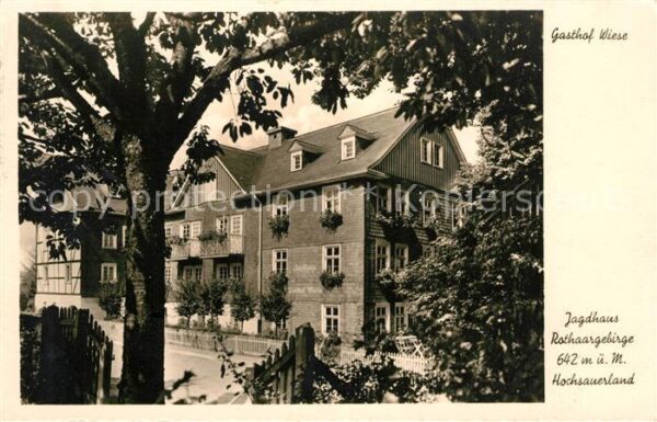 Schmallenberg Gasthaus Wiese Jagdhaus Rothaargebirge