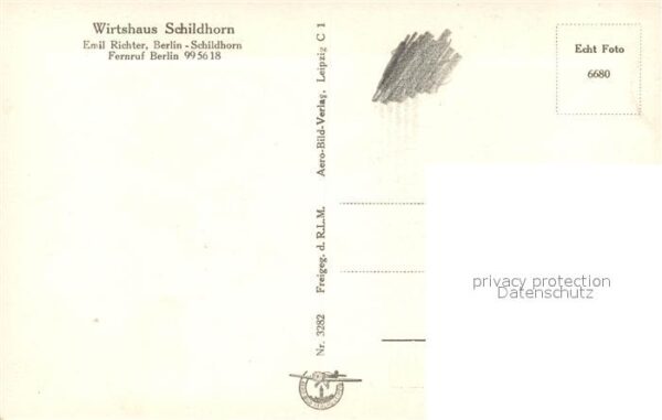 Schildhorn Berlin Fliegeraufnahme Wirtshaus – Bild 2
