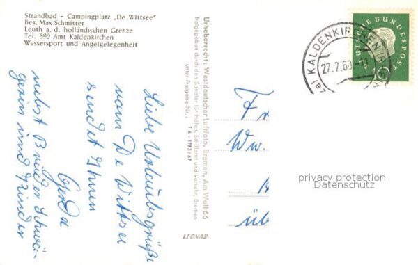 Leuth Fliegeraufnahme Campingplatz De Wittsee – Bild 2