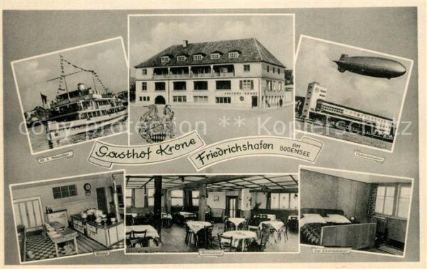 Friedrichshafen Bodensee Gasthaus Krone Zeppelin