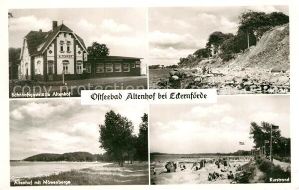 Altenhof Eckernfoerde Bahnhofgastst?tte Steilk?ste Kurstrand M?wenberge