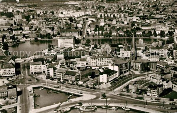 Kiel Fliegeraufnahme Kirche