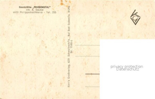 Philippsthal Zonengrenze Gasthaus Friedensthal – Bild 2