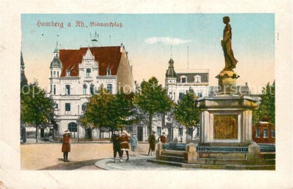 Homberg Niederrhein Denkmal Bismarckplatz