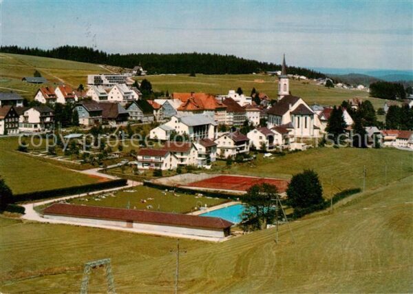 Schoenwald Schwarzwald Kirche Schwimmbad Panorama