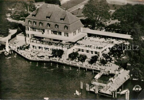Berg Starnberg Fliegeraufnahme Strandhotel Schloss Berg