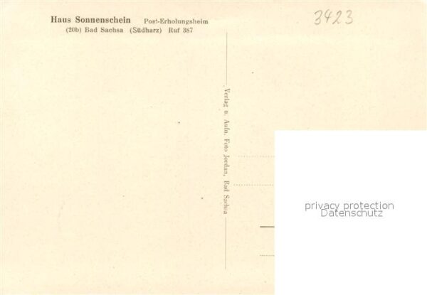 Sachsa Harz Bad Haus Sonnenschein – Bild 2