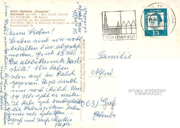 Dornstadt Wuerttemberg Hotel Rasthaus Chaussee – Bild 2