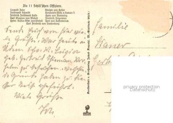 Wesel Rhein Verkuendung der Todesurteile der Offiziere 1809 – Bild 2