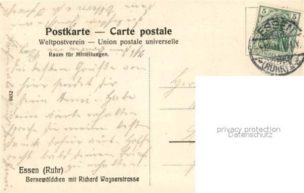 Essen Ruhr Bernewaeldchen Richard Wagner Strasse – Bild 2